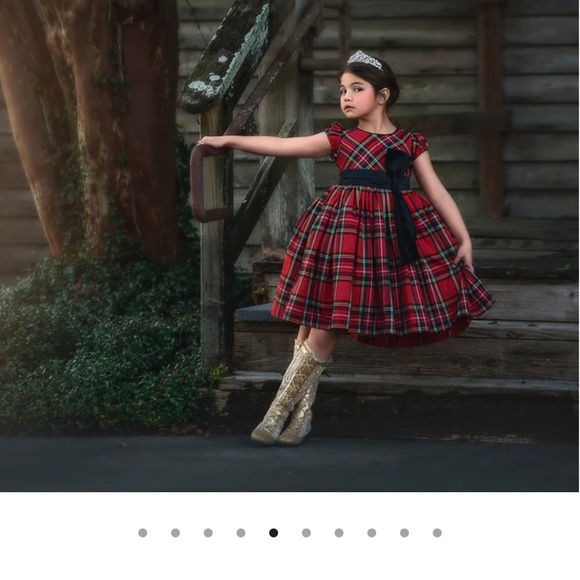 Trish Scully Gramercy Gold Boot Little Girl 13 - Picture 9 of 15